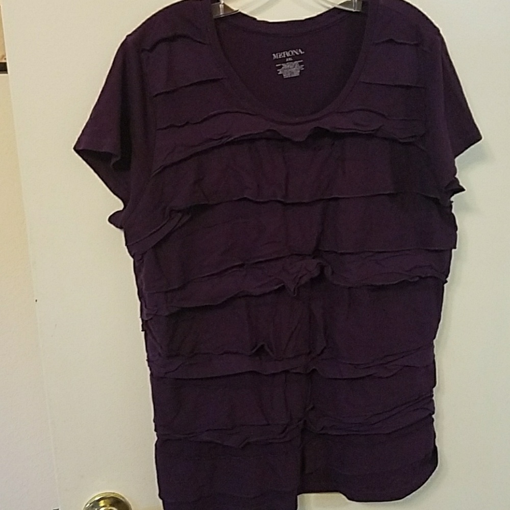Merona ruffle tshirt